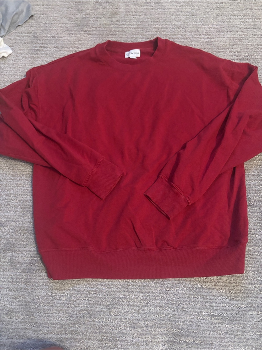 Everyday Crewneck Sweatshirt in Deep Red